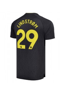 Everton Jesper Lindstrom #29 Voetbaltruitje Uit tenue 2024-25 Korte Mouw